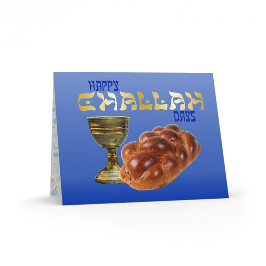 "Happy Challah Days" Greting Cards (8, 16, and 24 pcs)